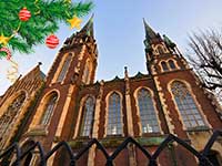 Костел Ольги и Елизаветы на Новый год